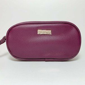 Bareminerals Magenta Faux Leather Cosmetic Bag